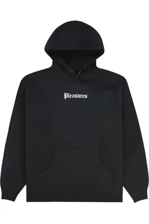 Pleasures Logo-embroidered hoodie