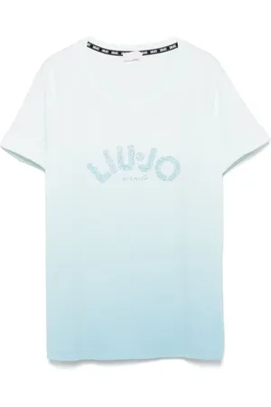 Liu Jo Crystal-logo T-shirt