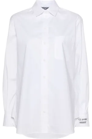 Moschino Chest-pocket poplin shirt