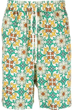 Drôle de Monsieur Fa??ence printed shorts