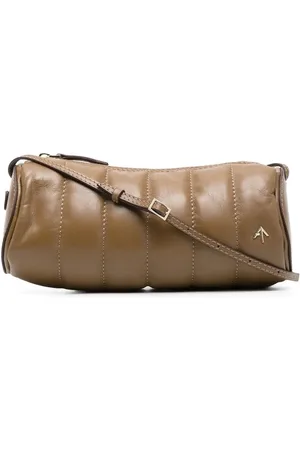 MANU Padded Cylinder leather bag