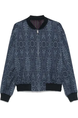 Etro Patterned-jacquard bomber jacket