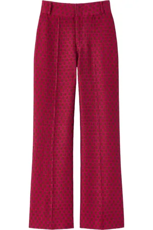 Destree Yoshismart jacquard cropped trousers