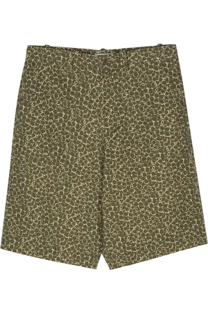 Maison Kitsuné Floral-print bermuda shorts