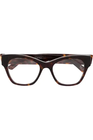Balenciaga Logo-engraved cat-eye glasses