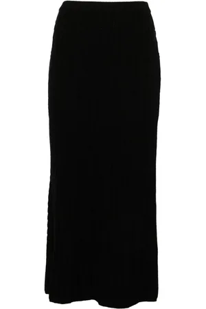 Alessandra Rich Cable-knit maxi skirt