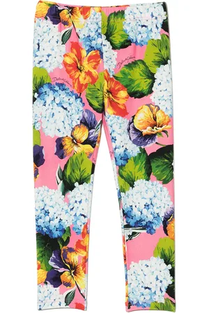 Dolce & Gabbana Floral-print cotton leggings
