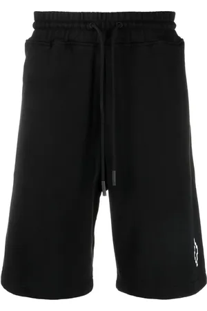 MARCELO BURLON Logo-print detail bermuda shorts