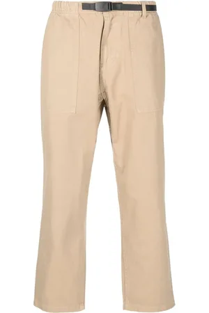 Gramicci Belted-waist cropped trousers