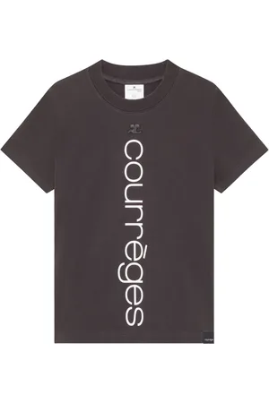 Courrèges Logo-print organic-cotton T-shirt