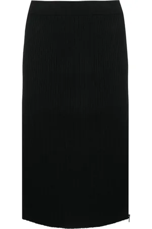 Tom Ford Ribbed silk-blend pencil skirt