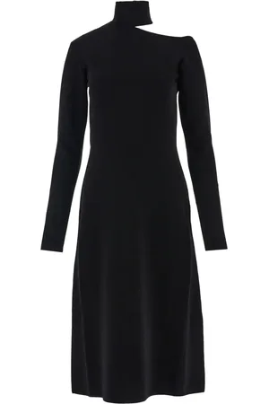 Salvatore Ferragamo Cut-out knitted midi dress