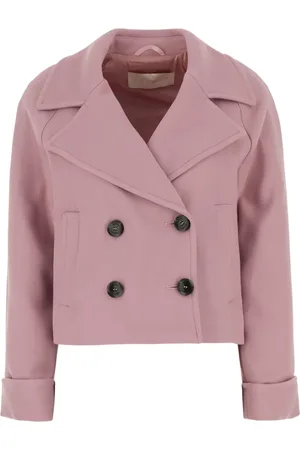 I BLUES Palos double-breasted cropped jacket