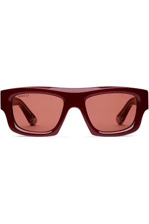 Gucci Rectangle-frame sunglasses