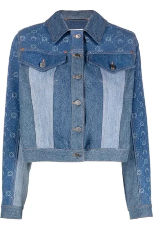 Marine Serre Regenerated denim jacket