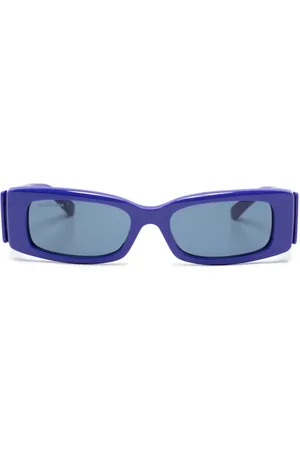 Balenciaga Logo-print arm detail sunglasses