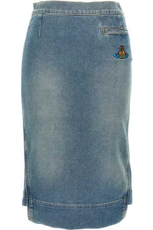 Vivienne Westwood Orb logo embroidery skirt