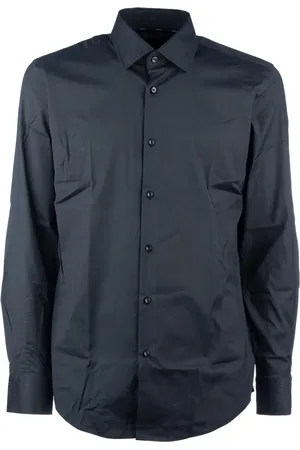 HUGO BOSS Slim-cut twill shirt