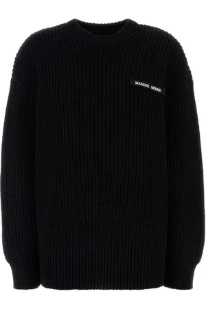 Marine Serre Logo-tag sweater