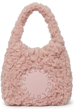 Stella McCartney Small logo Plush teddy tote bag