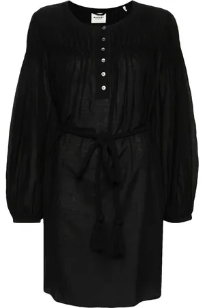 Isabel Marant Adeliani pintuck-detail dress