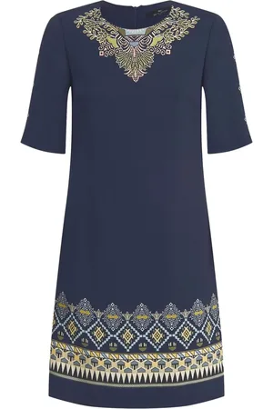 Etro Embroidered-design short-sleeve dress