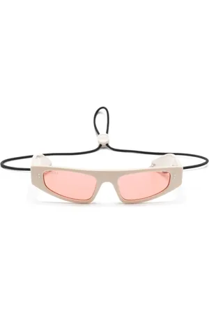 Gucci Narrow shield-frame sunglasses