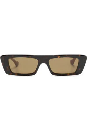 Gucci Square-frame colour-block sunglasses