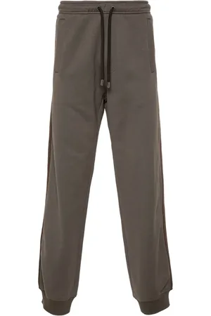 Lanvin Chevron-panel drawstring track pants