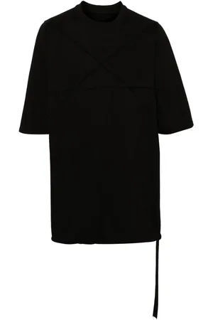 Rick Owens Panelled cotton T-shirt