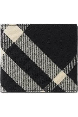 Burberry Checked bi-fold wallet