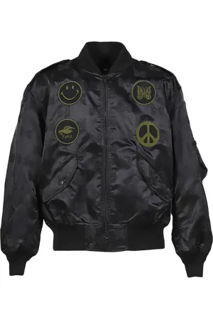 Pins & Needles Patch-detail bomber jacket