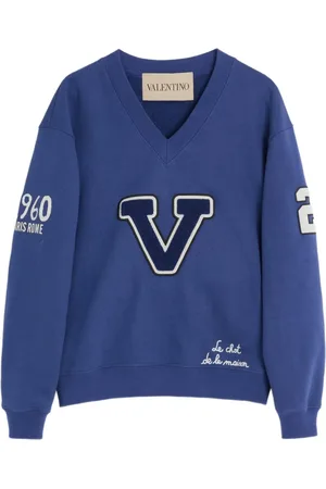VALENTINO GARAVANI EMBROIDERED COTTON SWEATSHIRT
