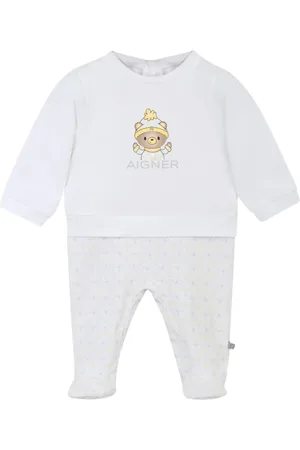 Aigner Graphic-print babygrow