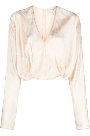 FORTE FORTE Cropped satin blouse