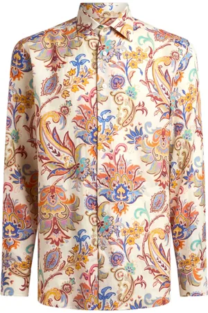 Etro Paisley-print linen shirt