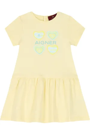 Aigner Heart-graphic skater dress