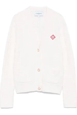 Casablanca Column Stitch cardigan