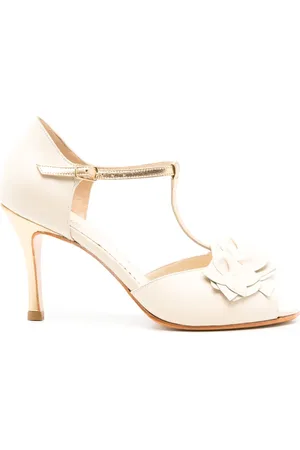 Sarah Chofakian Eve 80mm T-bar pumps