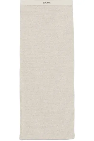Loewe Logo-waistband midi skirt