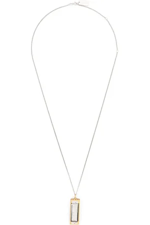 LEMAIRE Harmonica logo-engraved necklace