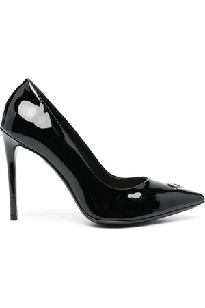 Philipp Plein Patent 100mm leather pumps