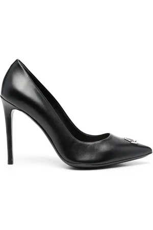 Philipp Plein Logo-plaque 100mm heeled pumps