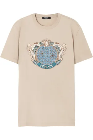VERSACE Starfish Blason crystal-embellished T-shirt