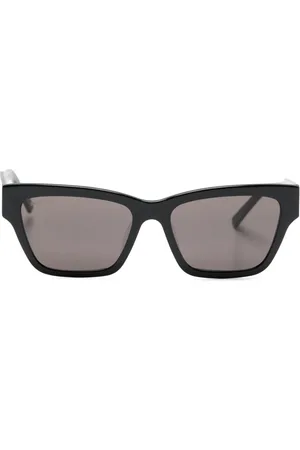 Balenciaga Logo-print square-frame sunglasses