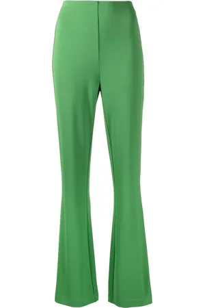 tibi Mid-rise flared-leg trousers