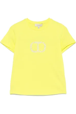 Twin-Set Rhinestone-Oval T T-shirt