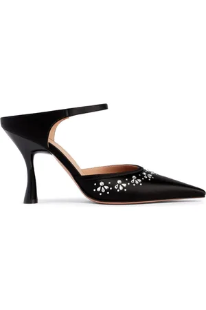 MALONE SOULIERS Cassie 90mm crystal-embellished pumps