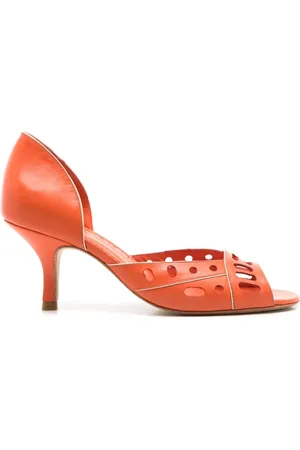 Sarah Chofakian Chanbon 55mm peep-toe pumps