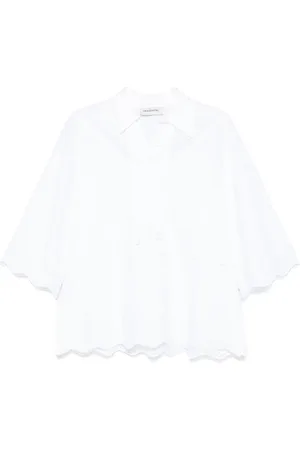 TRUE ROYAL Broderie-anglaise blouse